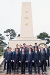 민주당 충북도당 성원에 깊은 감사…당선인 청주 충혼탑 참배