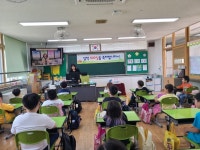 제천 남당초 입학 백일잔치 열어