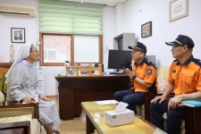 윤명용 제천소방서장, 성보나 벤뚜라 지도 방문