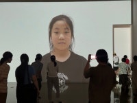 청주 용암초 학생들 이은우 개인전 참여