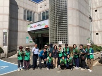 청주시 사창동 새마을부녀회, 행정복지센터에 국화꽃 식재