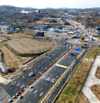 세종가는 길 빨라진다…청주시 석곡사거리 도로 확장 개통