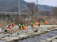 용암1동 자연환경보전협의회, 하천 정화활동 실시