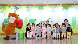 충주시 아름어린이집, 우유 팩과 폐건전지 재활용 실천