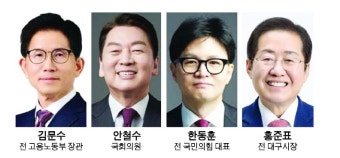 국힘, 김문수·안철수·한동훈·홍준표 등 4명 2차 경선 확정