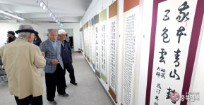 41회 청녕서화회 작품 전시회 개막