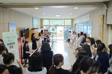 제천 의림여중, 녹색세상 알리는 사제동행 연주회 열어