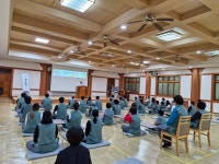 단양장애인복지관, 구인사서 심등명 프로그램 성료