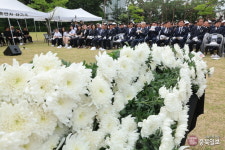 청주 오창중앙근리공원 충혼탑서 70주년 현충일 추념식