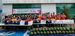 청주시 성화개신죽립동, 어르신 700여명에게 삼계탕 대접