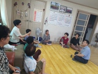 청주시 옥산면, 무더위 쉼터 경로당 현장 점검 진행