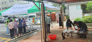 제천하소주공3단지 건강 보양식 삼계탕 데이 행사 진행