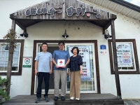 옥천군 안남면 지역사회보장협의체, 착한가게 인증 현판 전달