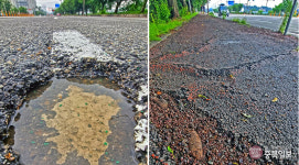 폭염에 움푹 파인 횡단보도 조심하세요 여름철 보행 위험 급증
