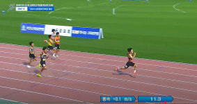 충주 탄금초 류도형, 전국 육상대회 100m·200m 석권…대회 신기록