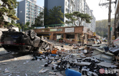 새벽시간 청주 봉명동 식당서 LP가스 폭발… 주민 16명 부상