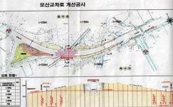 아산에서 벌어지는 이상한 도로 공사