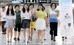 중앙로지하상가 누빈 쿨맵시 모델