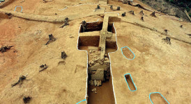 부여 능산리서 백제 왕릉급 고분 확인