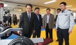 한현택 동구청장, 동부경찰서 신청사 방문