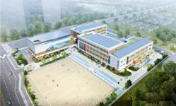 죽동초교 80% 공정 3월 개교 ‘이상무’