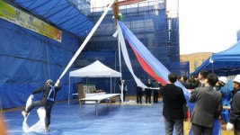 천안서여중, 천안여상 상량식 개최