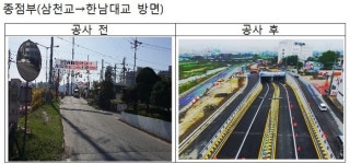 대전 중촌동 대전건널목 입체화 사업 완료