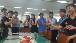 대전 서구, 중복 맞아 전직원 수박 파티