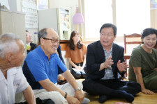 장종태 서구청장, 무더위 쉼터 방문