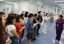 日 게이오대 간호대학 학생, 을지대학교병원 견학