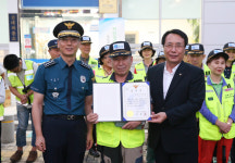 동구 산내지역 자율방범대, 민·경 합동순찰