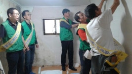 자양동새마을협의회, 추석명절 맞아 독거어르신세대 집수리 마쳐