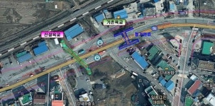오송~청주간 확간구간,강내보도육교 이전 시작