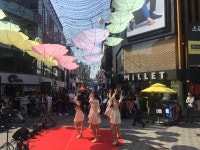 은행동 옛 제일극장 거리서 토요문화마당 성황