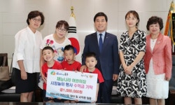 재능나라·꼬망세어린이집, 천사의 손길 성금 기탁