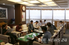천안시의회, 경제산업위원회 소관부서 업무 설명회 가져