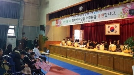 오정중, 재택순회교육대상 학생들과 함께한 졸업식