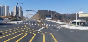 공주 북부간선도로 완전 개통...상습 정체 해소