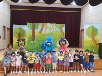 당진용연유치원, 스마트폰 사용 인형극 공연