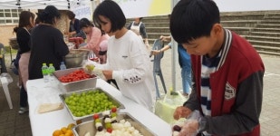 천안서당초, 친환경로컬푸드 학교급식데이 눈길