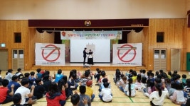 당진 북창초, 눈이 즐거운 매직 흡연예방 교육