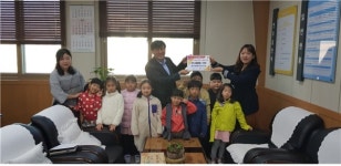 논산시, 연무행복어린이집 원생들 나눔실천