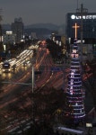 대덕구, 중리네거리 교통섬 대형 성탄 트리 점등