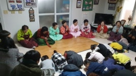 서구 도마2동 지사협, 경로당 찾아 새해 인사