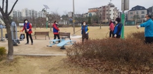 천안시 청룡동 바르게살기위원회, 코로나19 방역 구슬땀