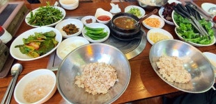 추억의 건강별미 보리밥전문점 옥수당골