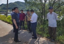 안기전 금산군의회 의장, 남일면 민원 현장 방문 대책마련 지시