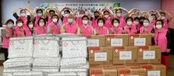 홍도동 지역사회보장협의체, 저소득 가정에 무더위 대비 여름용품 제공