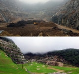 아산시 영인면 폐채석장, 골프장 조성