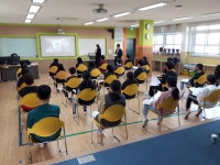 동구청소년자연수련원, 산서초에서 과학예술 체험활동